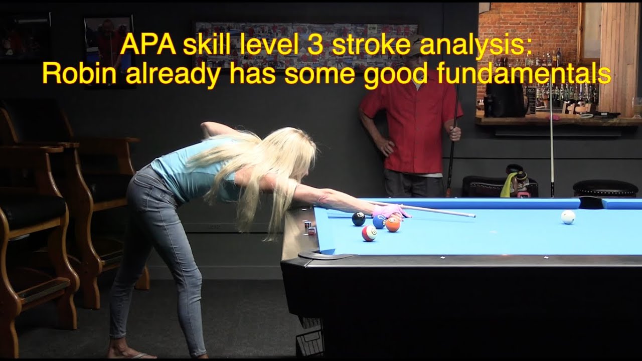 APA skill level 3 stroke analysis:Robin already has some good fundamentals