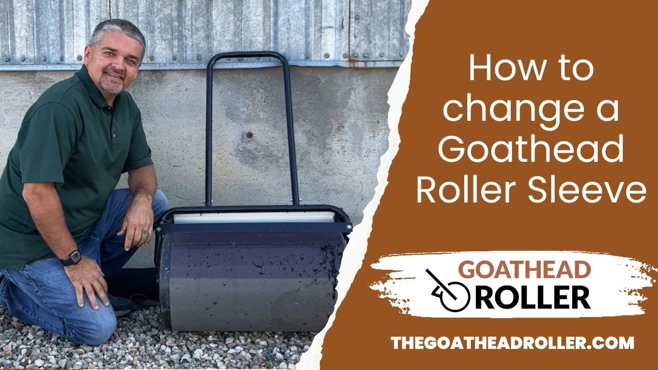 THE GOATHEAD ROLLER- Changing the sleeve      #goatheadremoval #thegoatheadroller