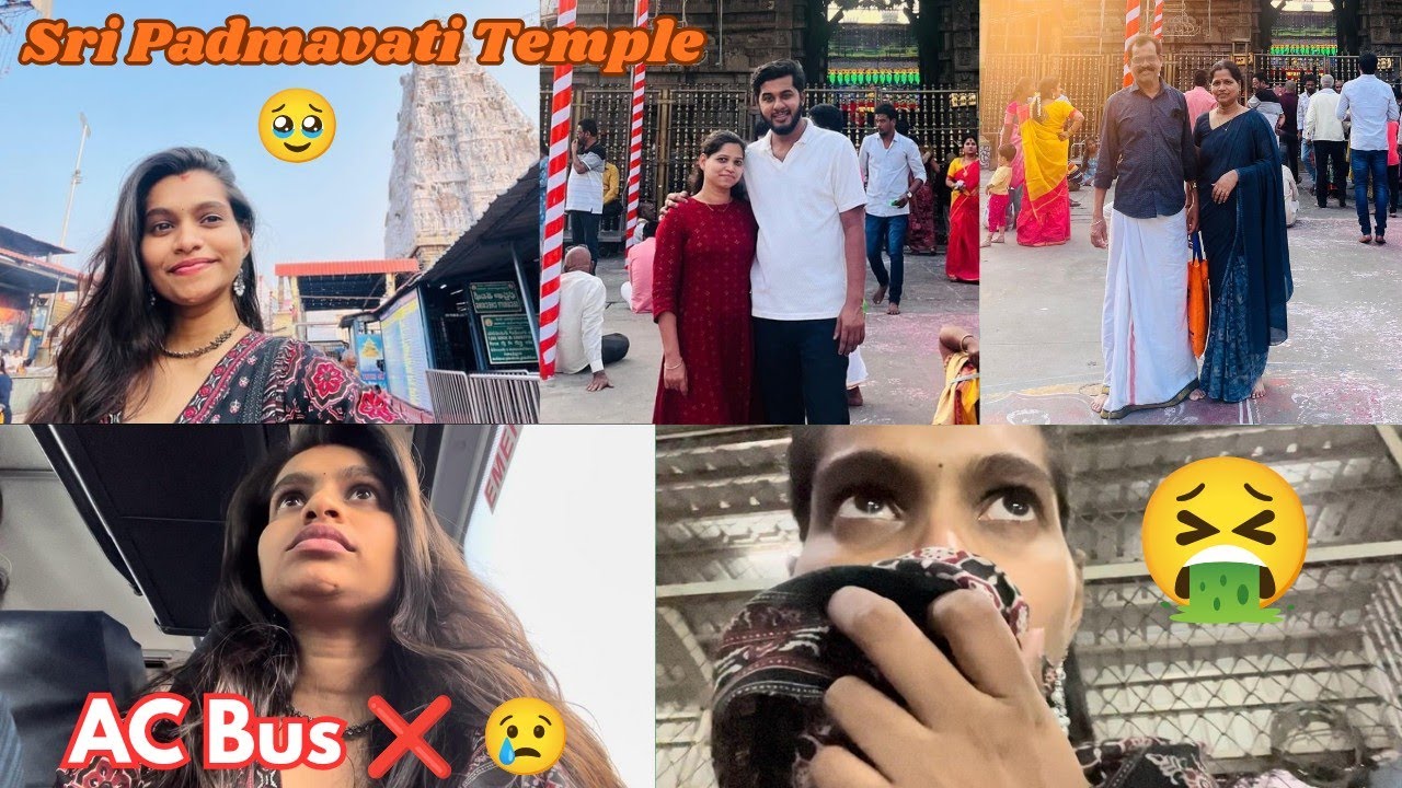 Day 2 in Tirupati 🙏🏻|| Padmavati Devastana🌸|| bus Journey Bari Banga andh 🤮|| Tulu Vlog