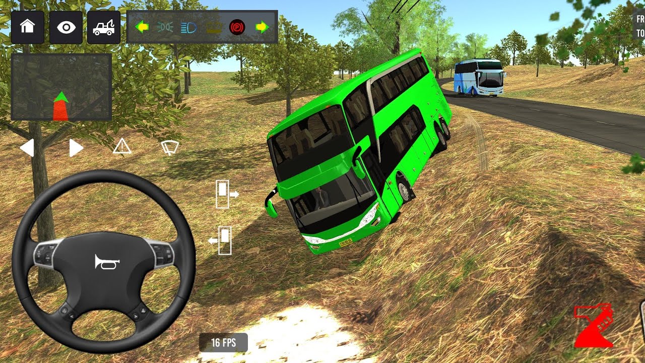 😭😱Bus simulator indonesia ll new euro coach bus simulator indonesia ll #new #bus #gaming #gameplay 