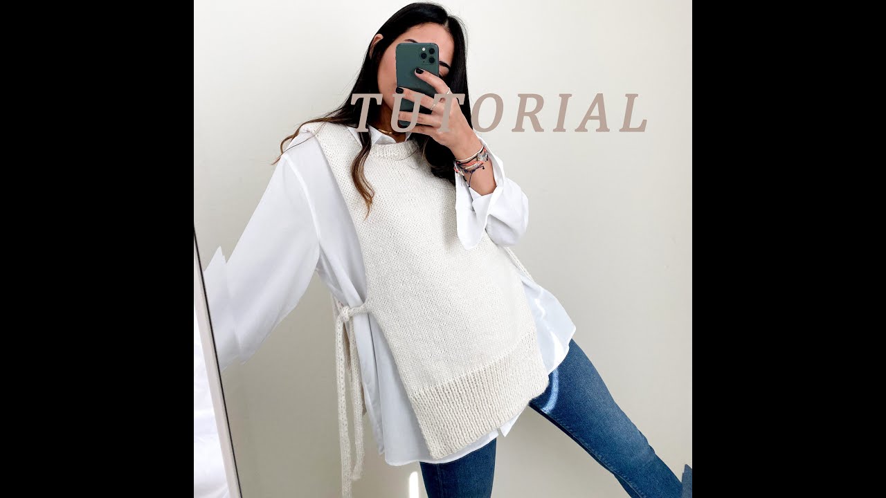 Chaleco tejido - Tutorial