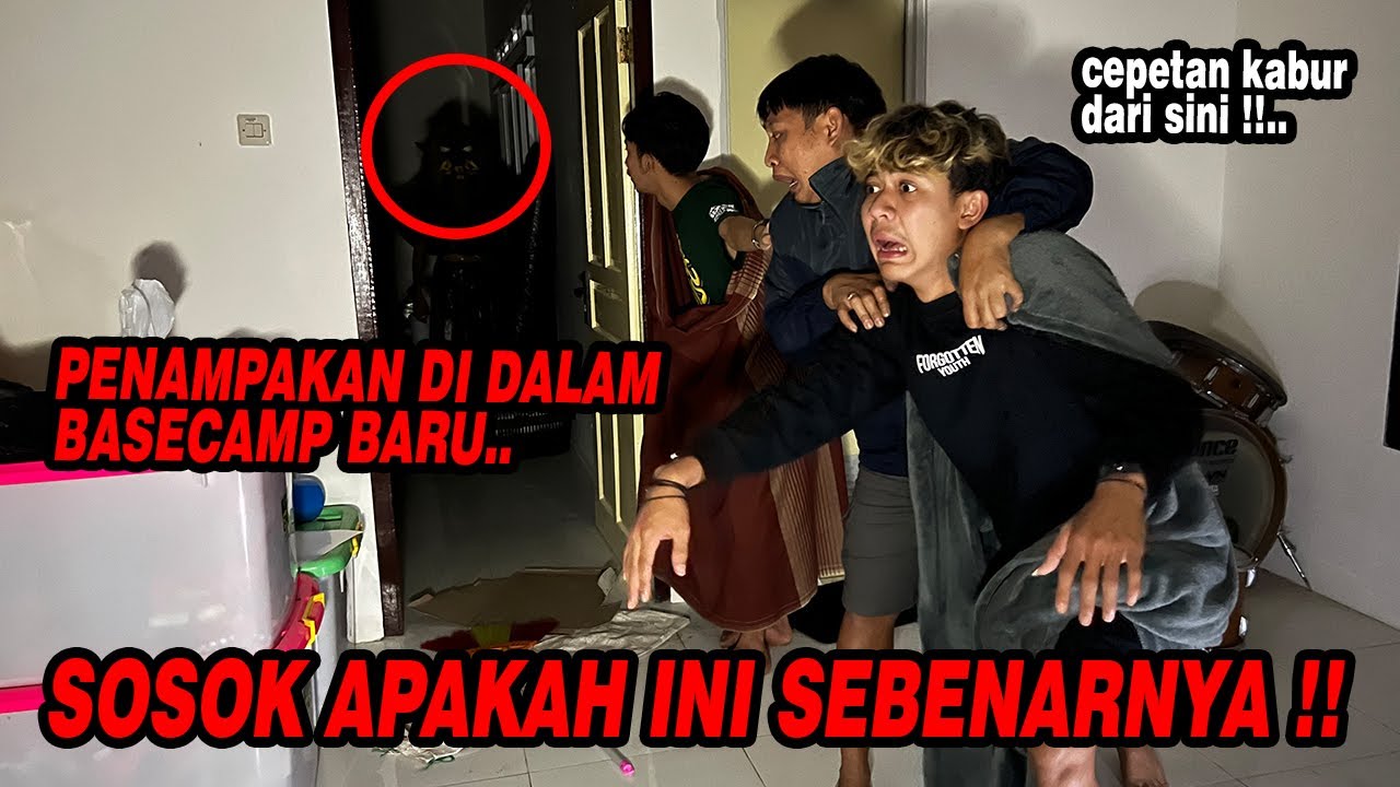 SOSOK PENUNGGU BASECAMP MENAMPAKKAN DIRI !! Auto kabur kalang kabut semuanya