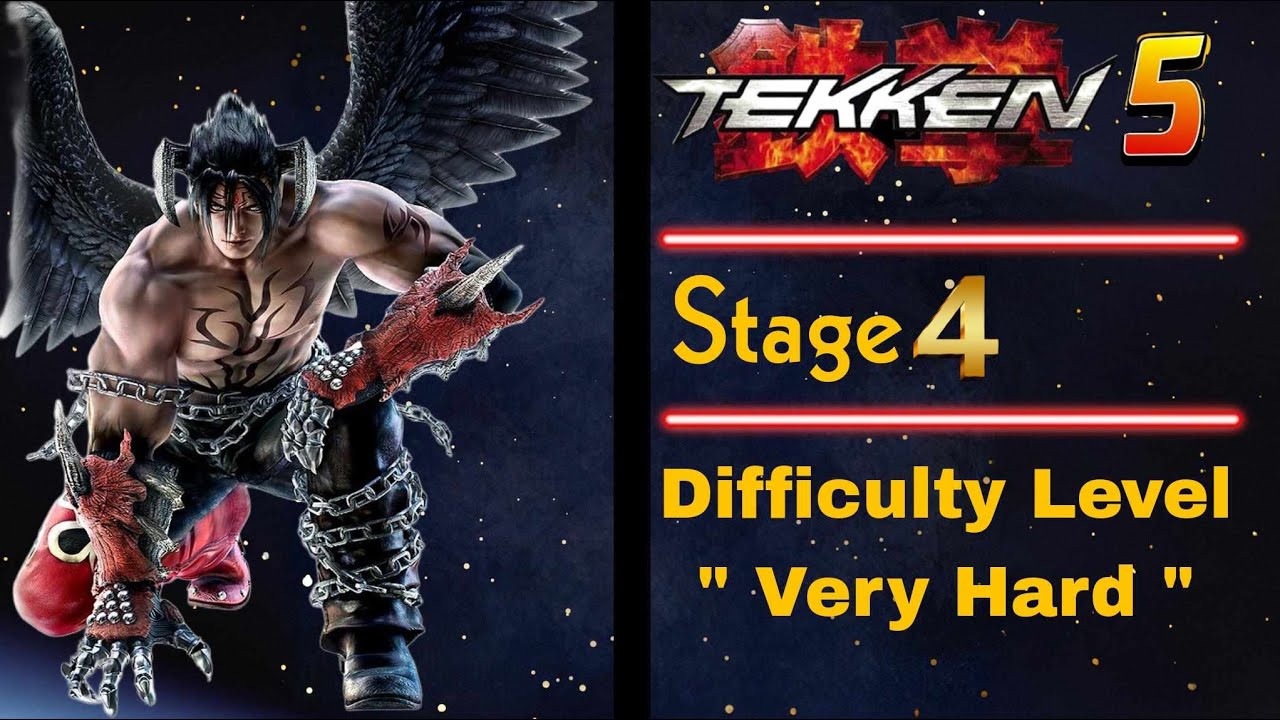 Tekken 5 - Devil Within [ Difficulty level - Very Hard ] Stage 4 | 4K HD.