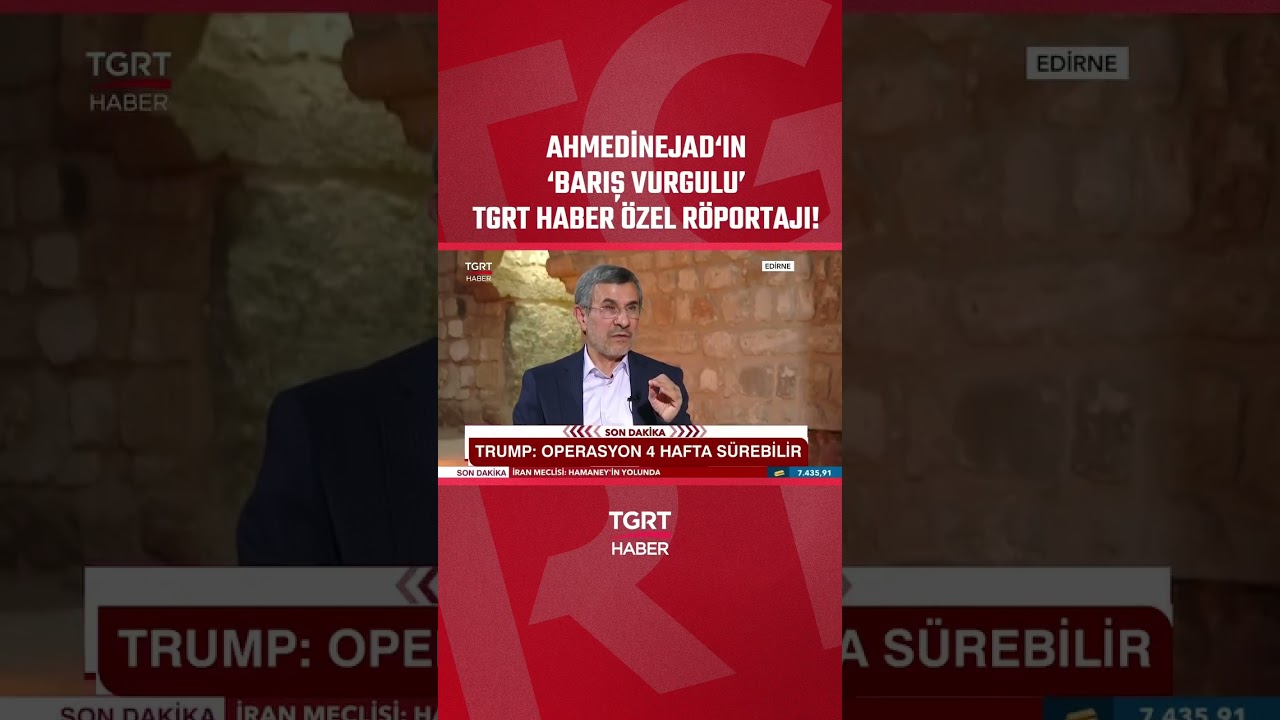 TGRT Haber'e Konuk Olmuştu! Ahmedinejad'dan D&uuml;nyaya Barış &Ccedil;ağrısı #shorts