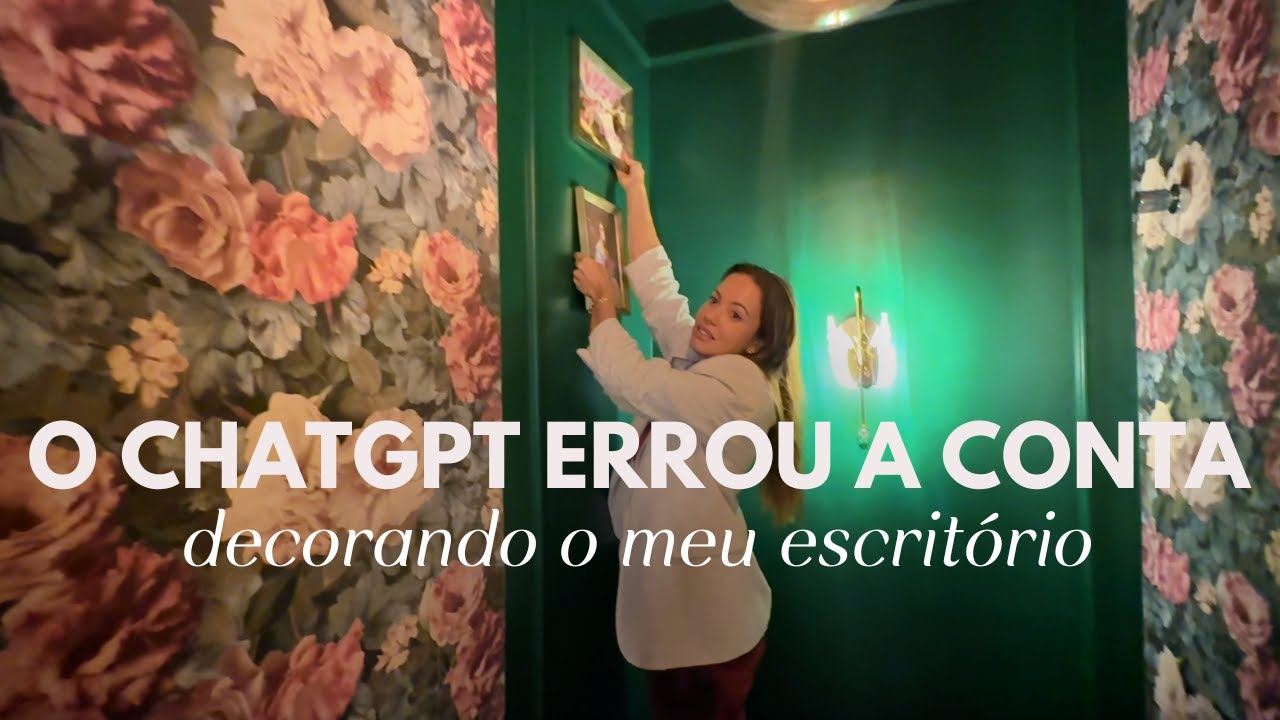 DECORANDO O JG OFFICE: painel de plantas, quadros e cálculos errados por Juliana Goes