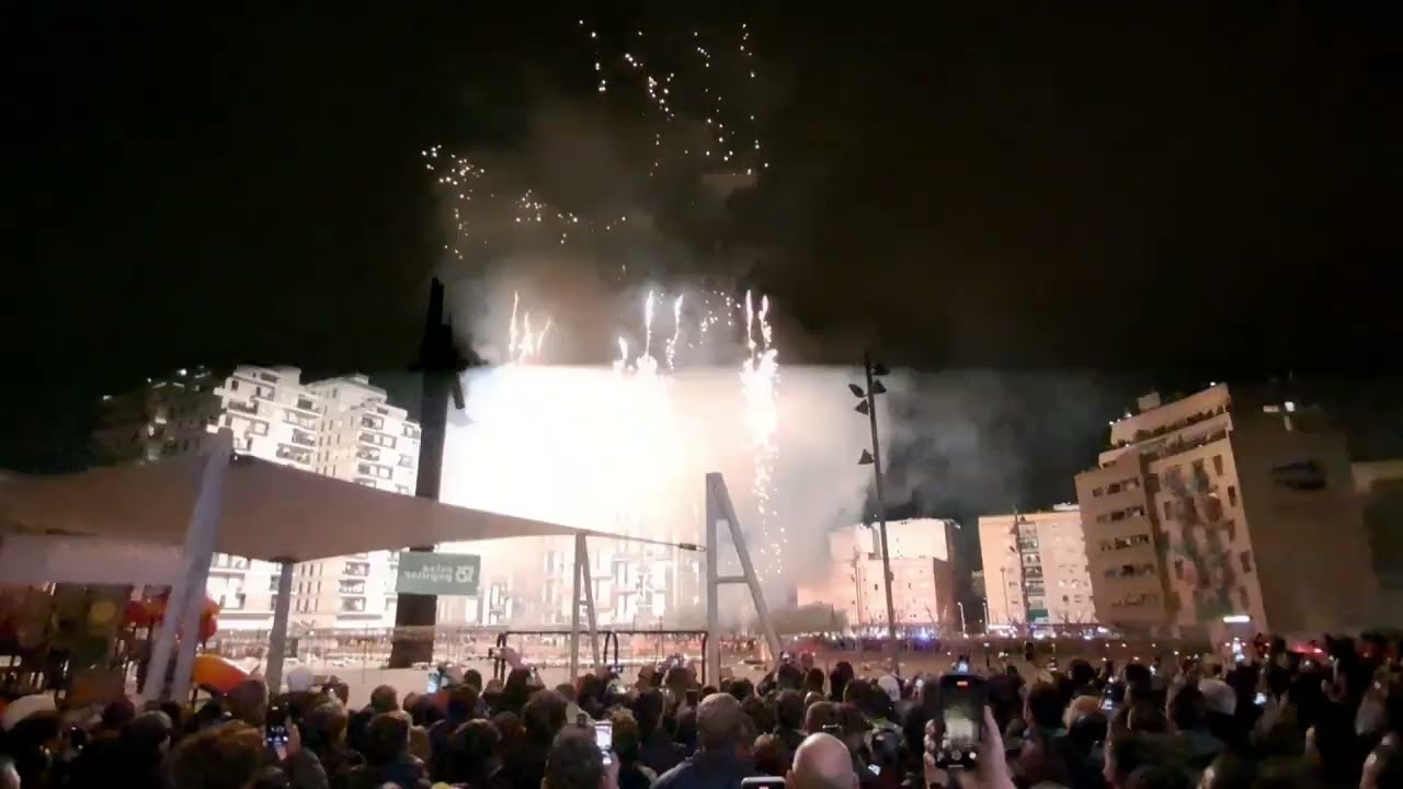 Mascleta Nocturna @ Mislata 01:00 18-03-2025. 5000 Salutes. !MEGA!