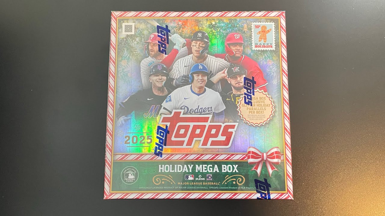 2025 Topps Holiday Baseball Mega Box! Back from my Honeymoon!
