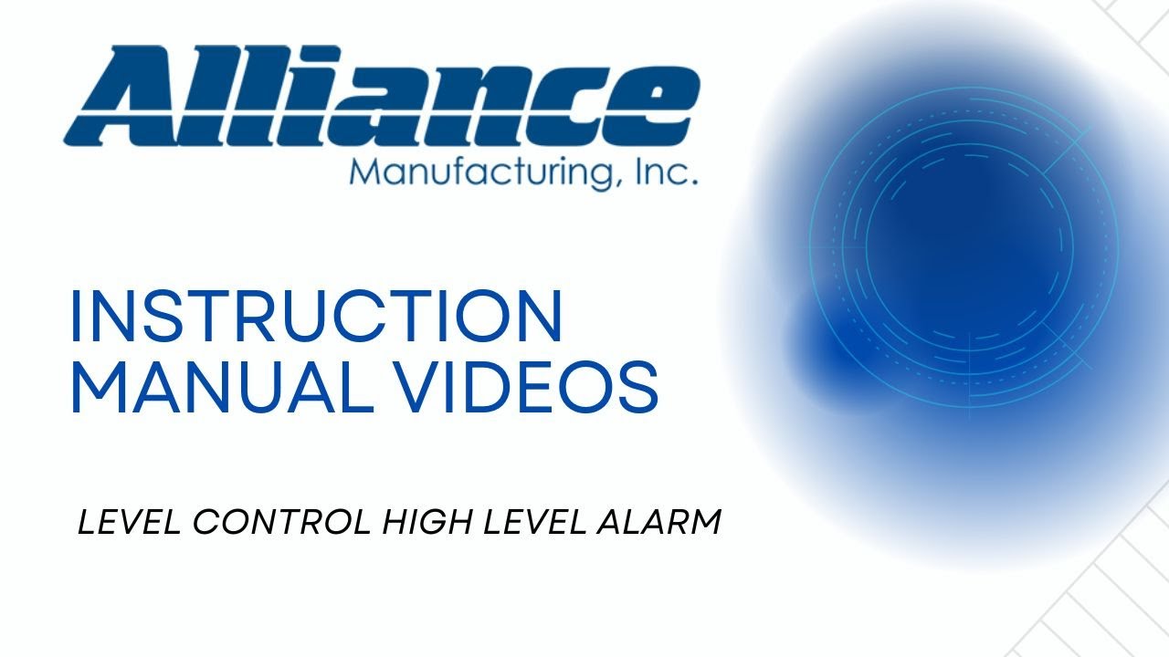Level Control High Level Alarm