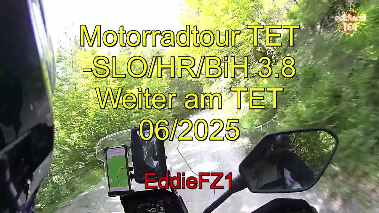 Motorradtour TET - SLO/HR/BiH 3.8 Weiter am TET 06/2025