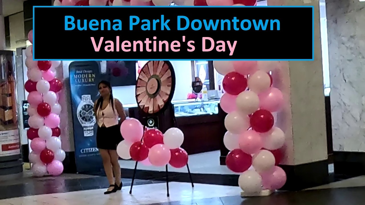 Buena Park Downtown, Valentine's Day Mall Walkthrough