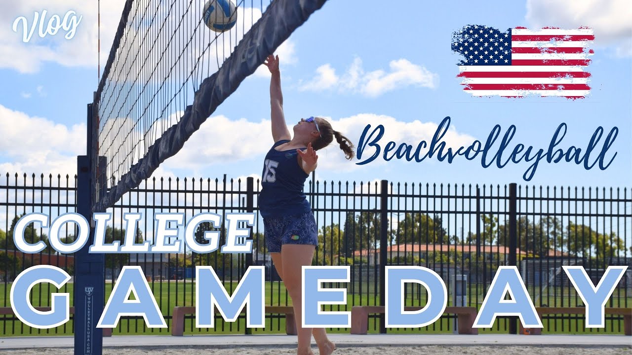 Beachvolleyball spielen in Kalifornien, College Gameday Vlog (Auslandssemester USA, Sportstipendium)