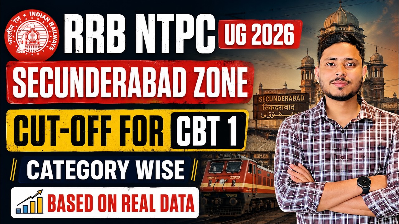 RRB NTPC UG CBT 1 2026 Secunderabad Zone Cut-Off||RRB NTPC UG Safe Score For Secunderabad Zone