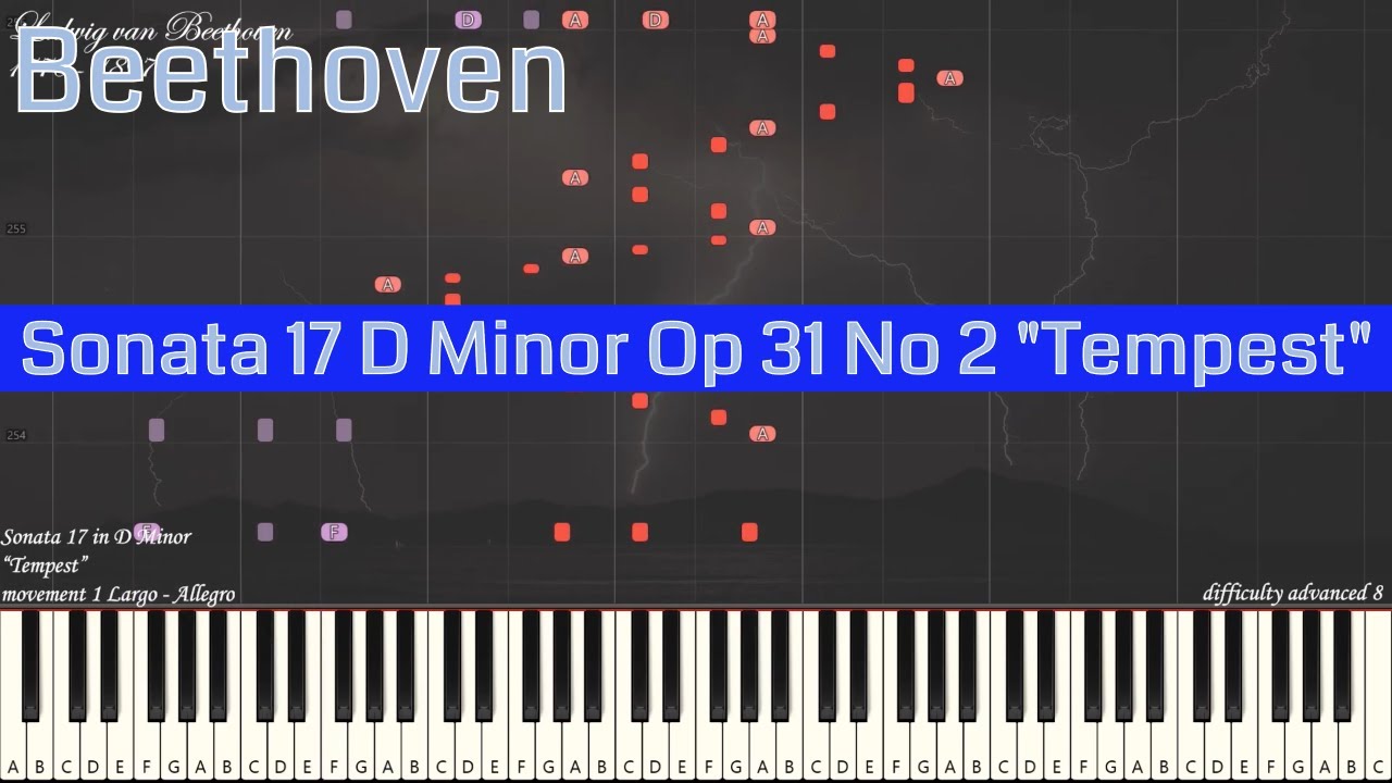 Ludwig van Beethoven - Sonata 17 in D Minor 