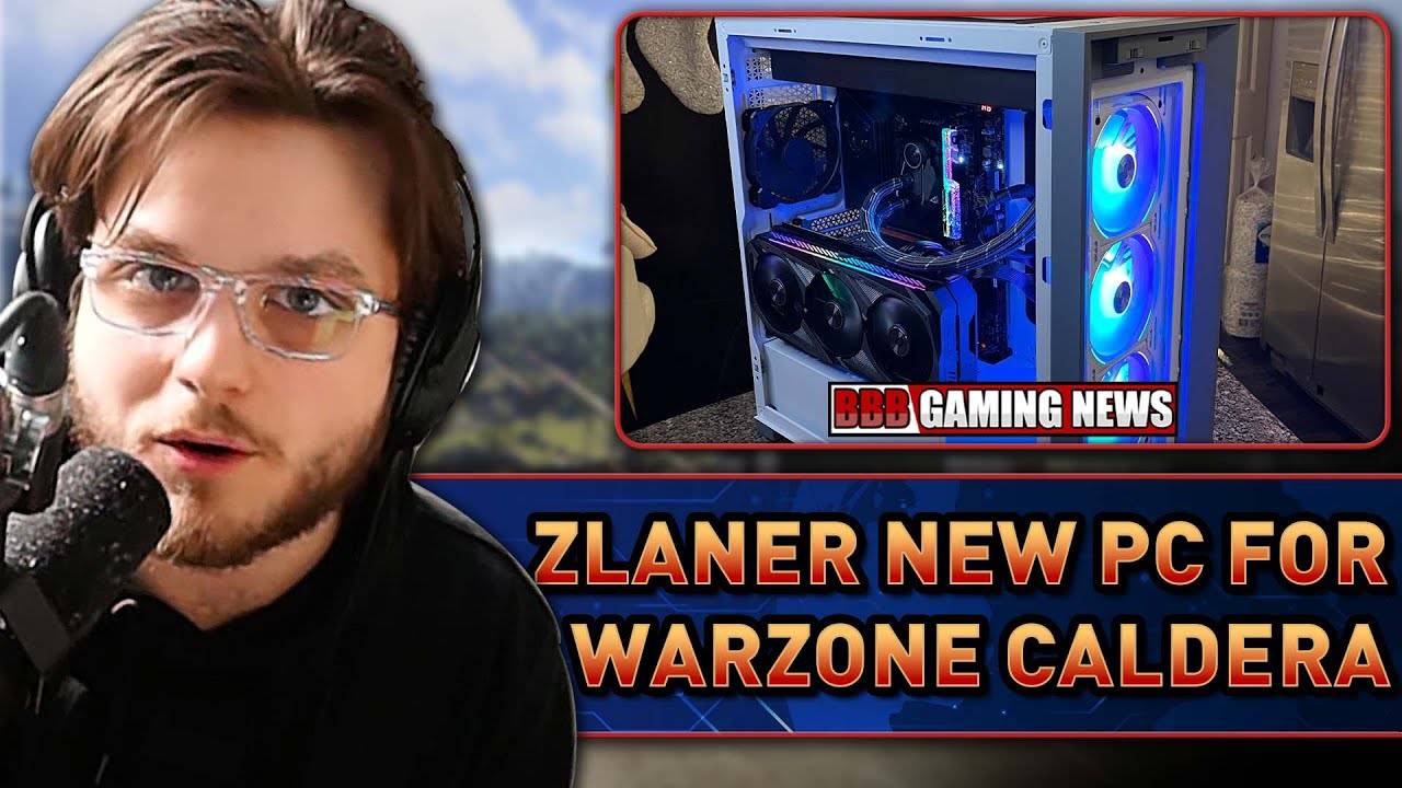 ZLANER Gets NEW PC for WARZONE CALDERA! - BBB Gaming News