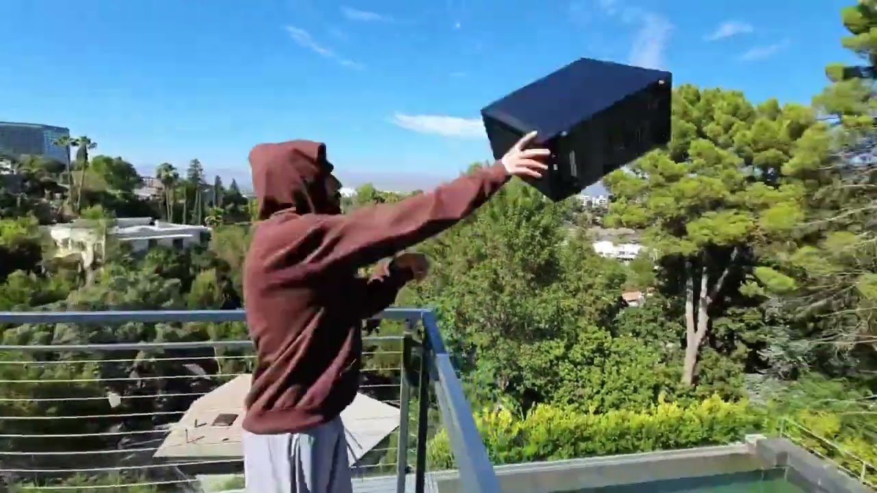 FaZe KAYSAN JUST THREW SILKYS PC IN THE POOL (PRANK) OMG HE GOTTA CHILL