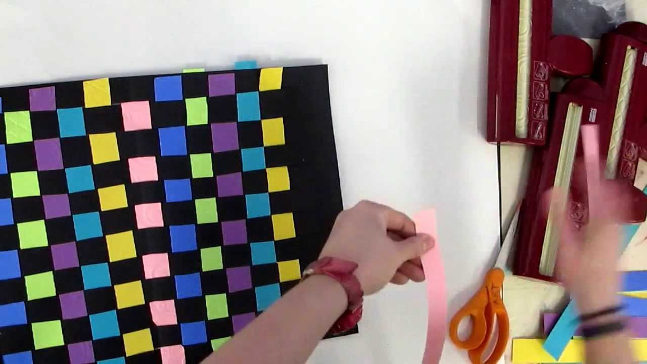 First Grade Art-Paper Loom- Weaving