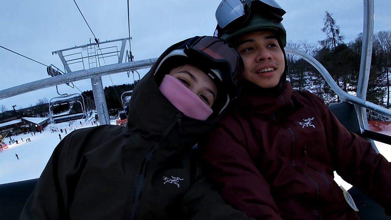 TEACHING MY BOYFRIEND HOW TO SKI  **gone well??**
