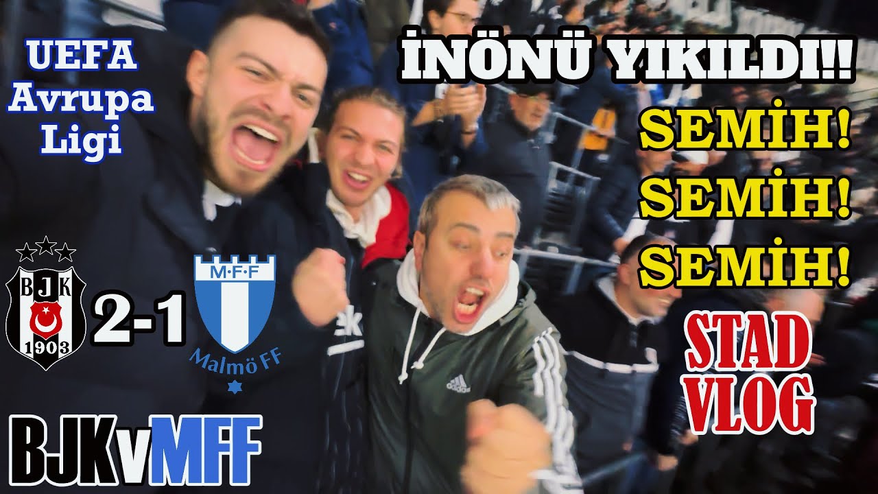 SEMİH KILIÇSOY DİYE YIKILDI İNÖNÜ!! MUAZZAM SON!! | Beşiktaş 2-1 Malmö | STAD VLOG | Maçın Hikayesi