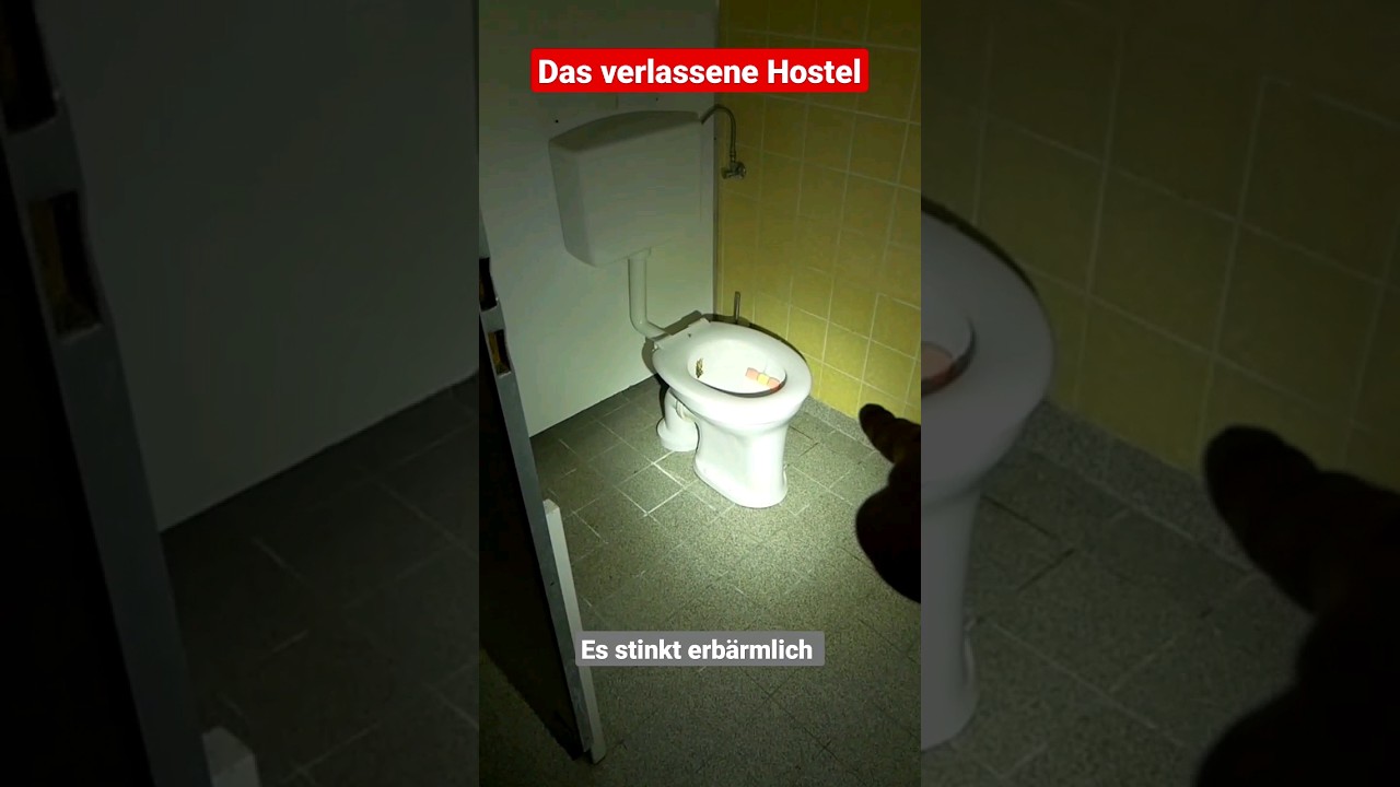 Das verlassene Hostel mit Strom und Wasser #lostplace #shorts #foryou