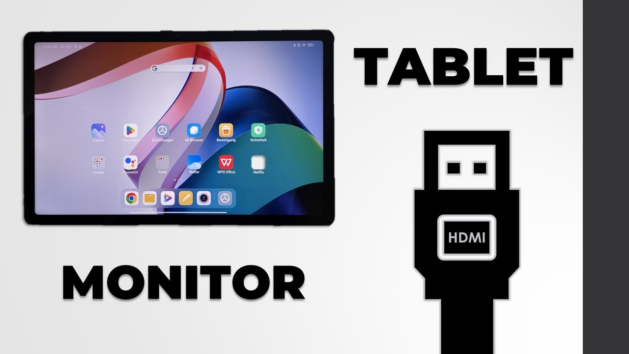 Como usar um tablet como monitor hdmi