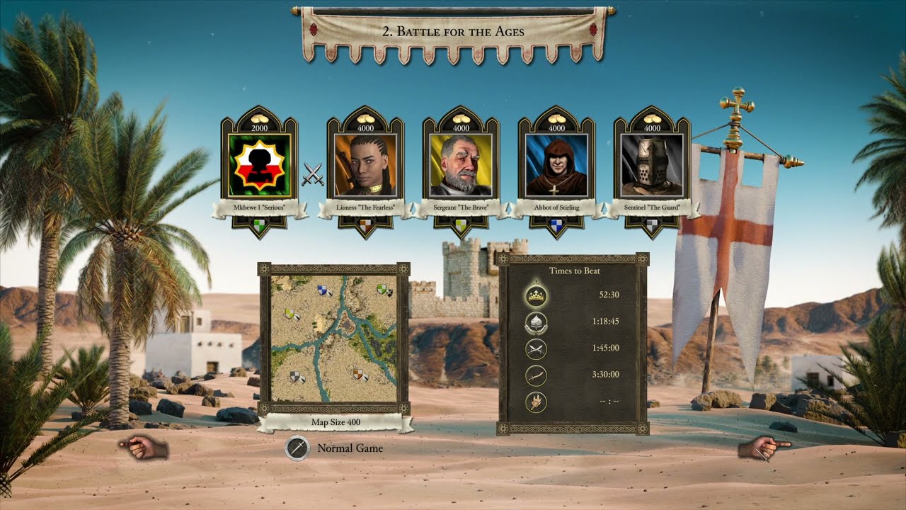 Batle for the Ages - The Trail of the Cobra (RANK: Prince of the Sands) - Stronghold Crusader DE
