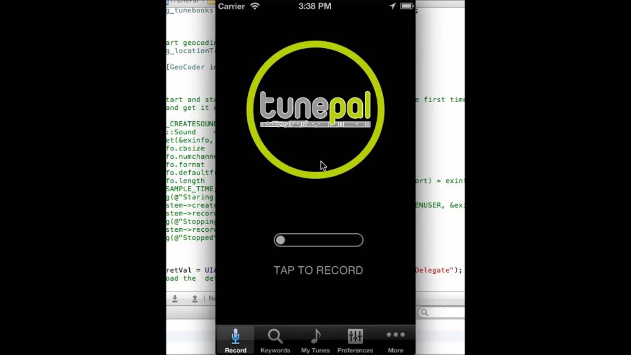 Tunepal for iPhone demo
