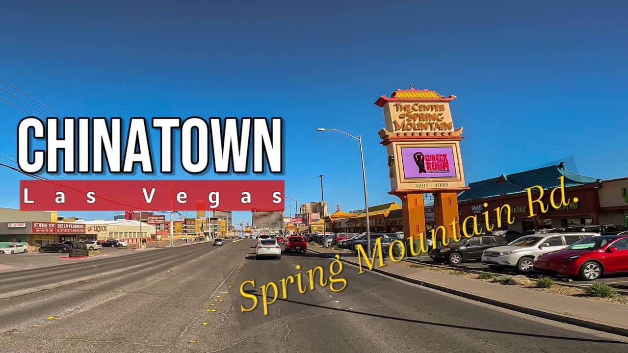 [4K] not big, but useful enough. Chinatown in Las Vegas