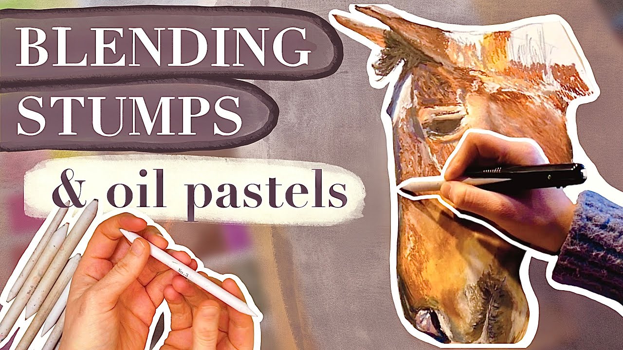 How to Blend Oil Pastels with a Blending Stump