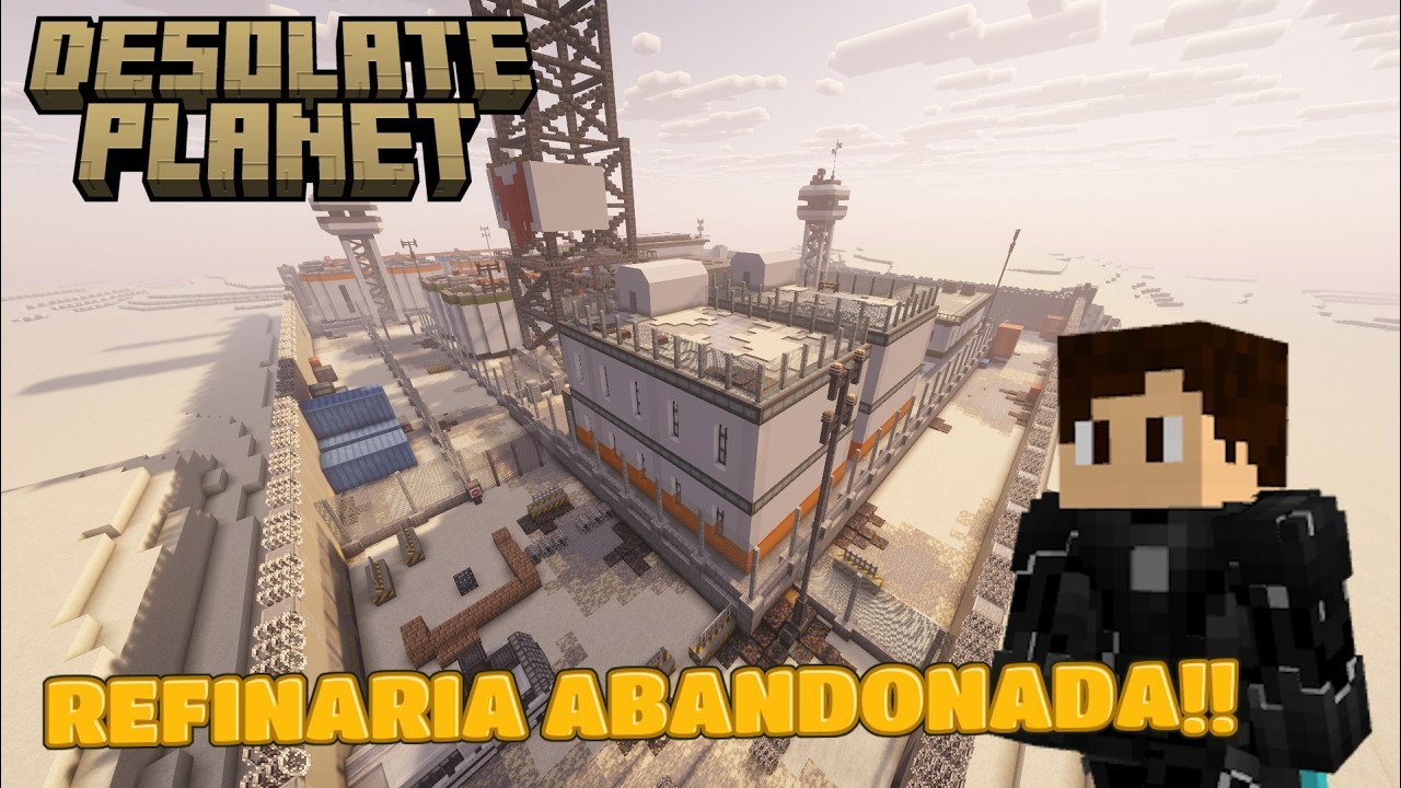 We explored the ABANDONED REFINERY! Lots of ITEMS!! - Desolate Planet EP#9