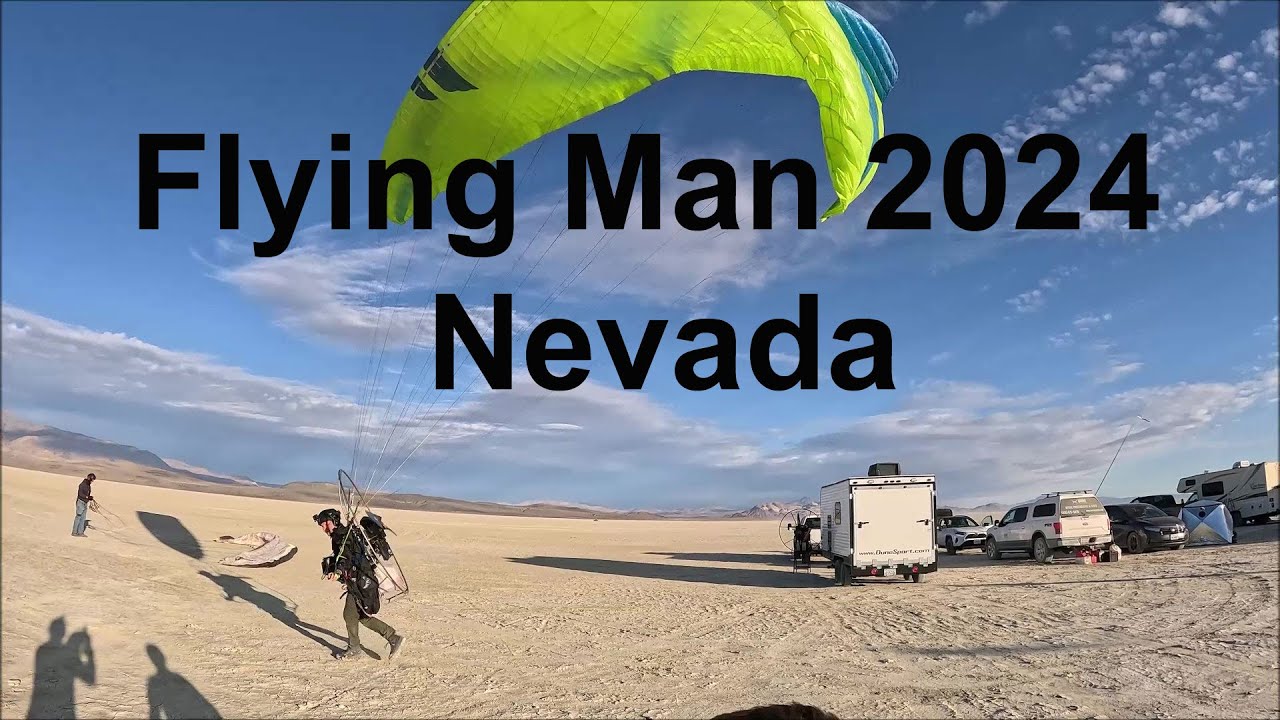 Flying Man Oct 2024 - Black Rock Desert Nevada