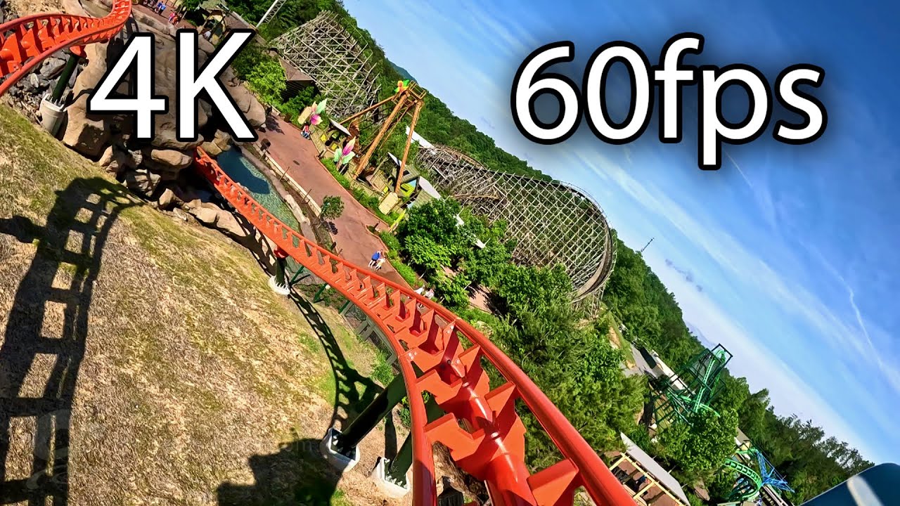 Вид с переднего сиденья на гору Биг-Беар с камеры 4K POV при 60 кадрах в секунду, Долливуд