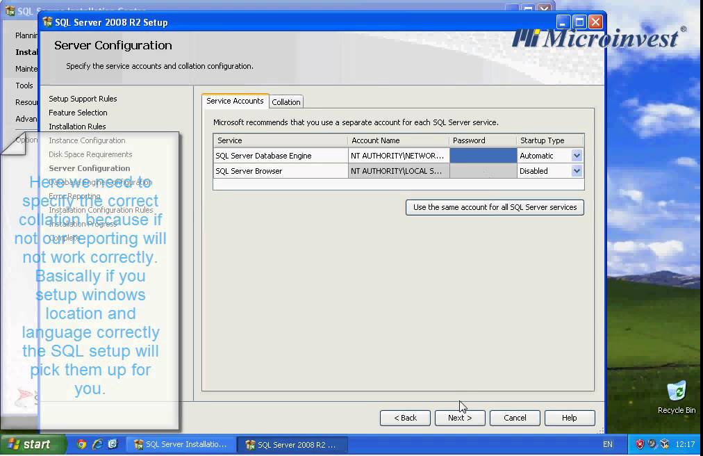 Microsoft SQL Server Express 2008 R2 Install for Microinvest Software needs