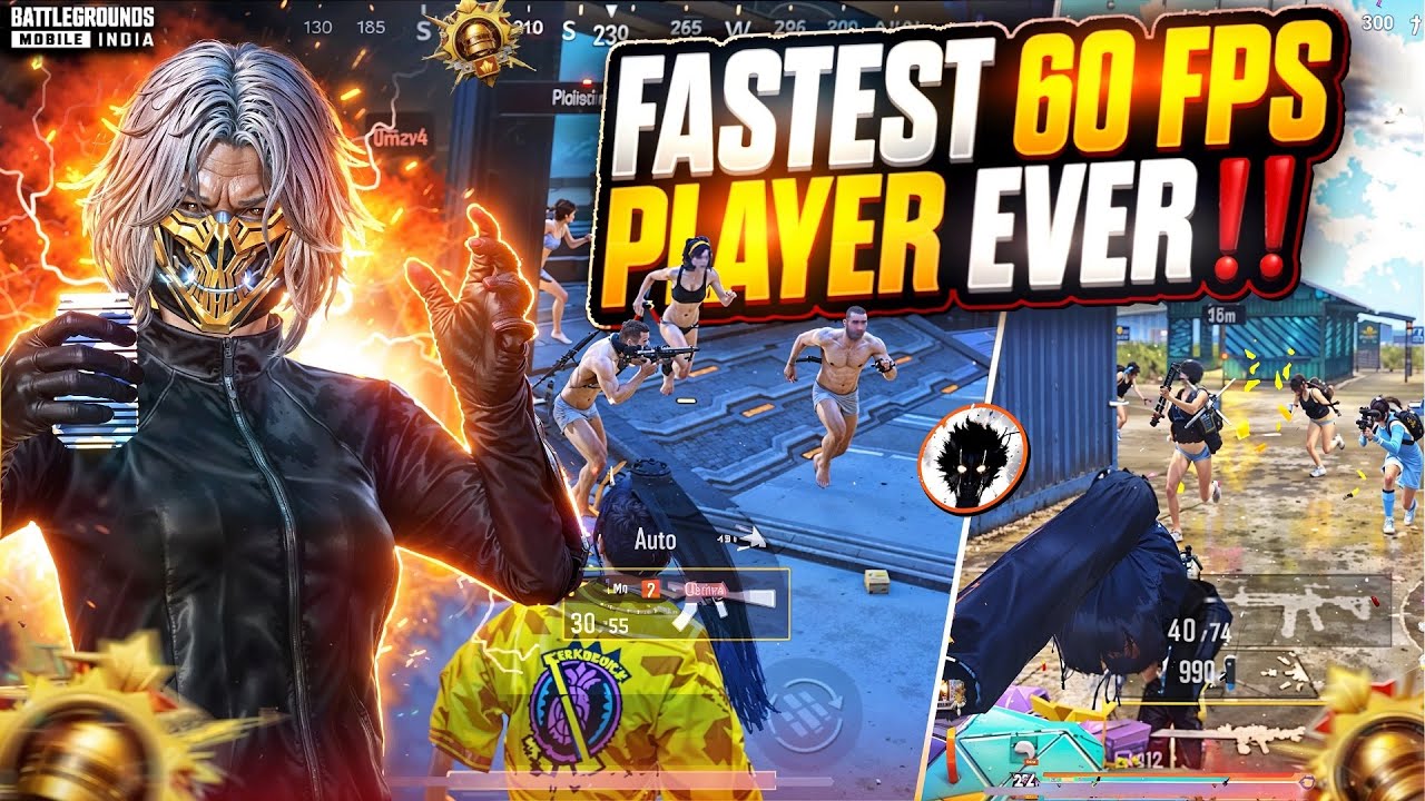 Fastest 60 FPS Player In BGMI ☠️ || Saimv4  Sensitivity & Control 🔥
