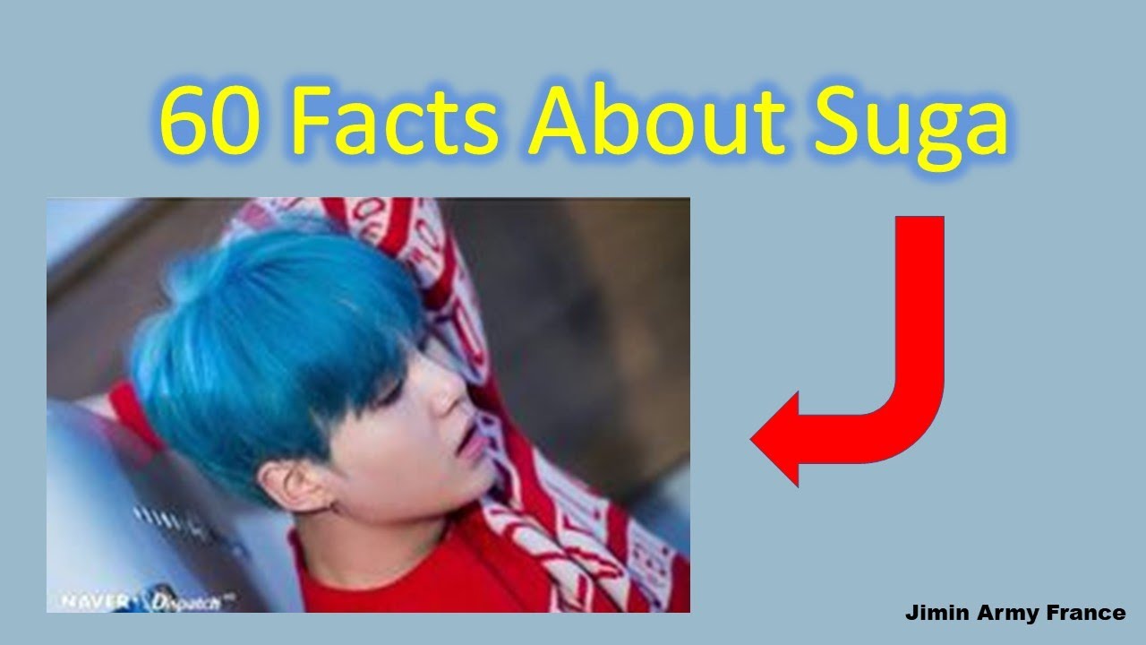 60 FACTS YOU DIDN'T KNOW ABOUT SUGA from BTS !!