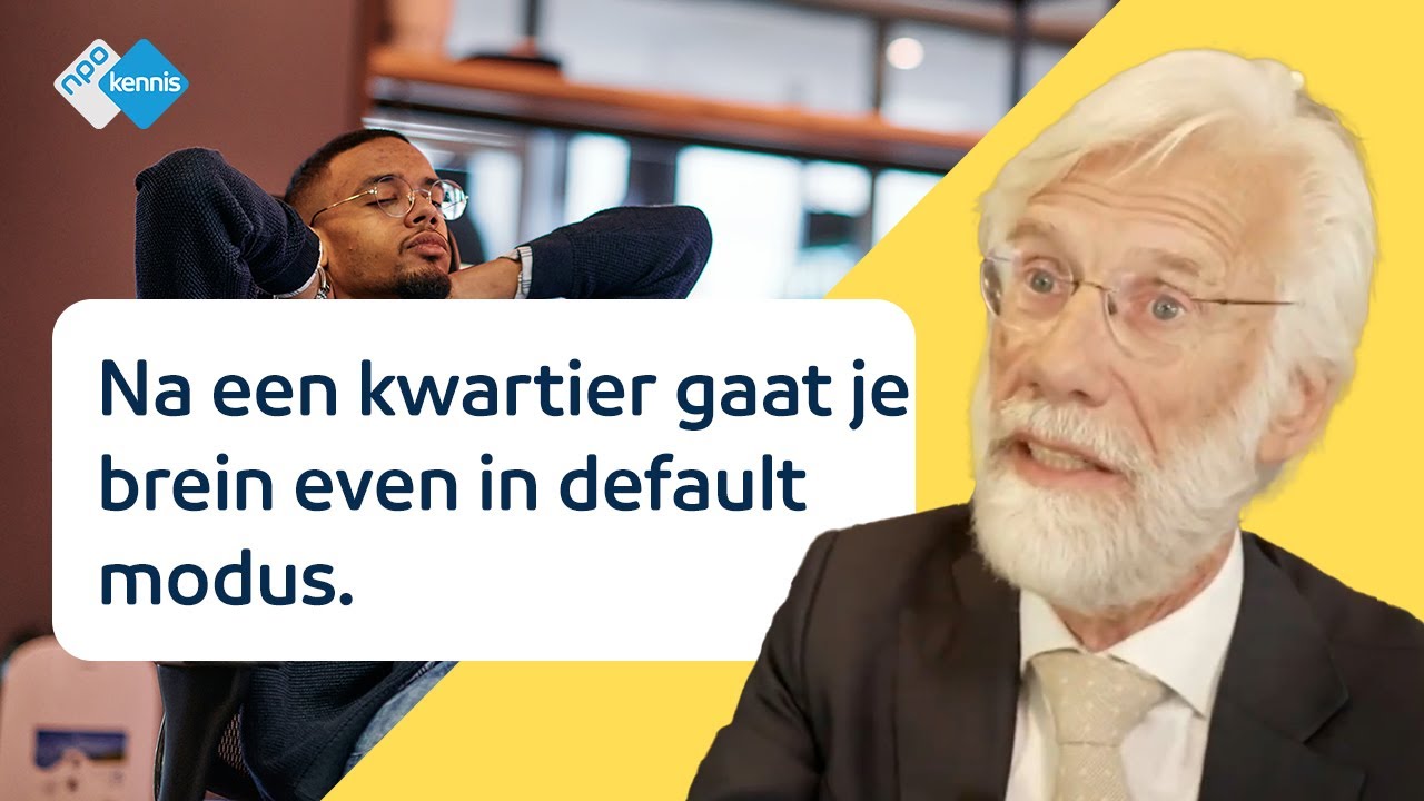 Waarom is het belangrijk om soms even te niksen? | NPO Kennis