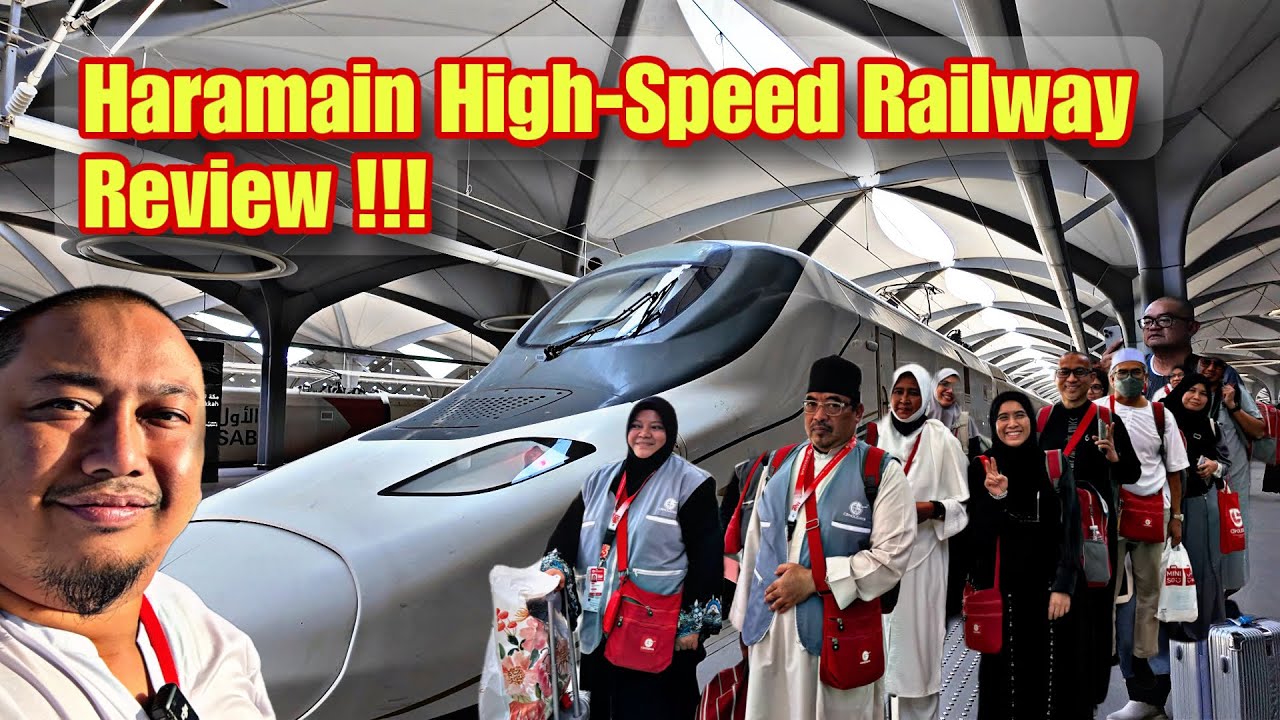 Makkah-Madinah Naik Train Laju !!! #BangChikLife