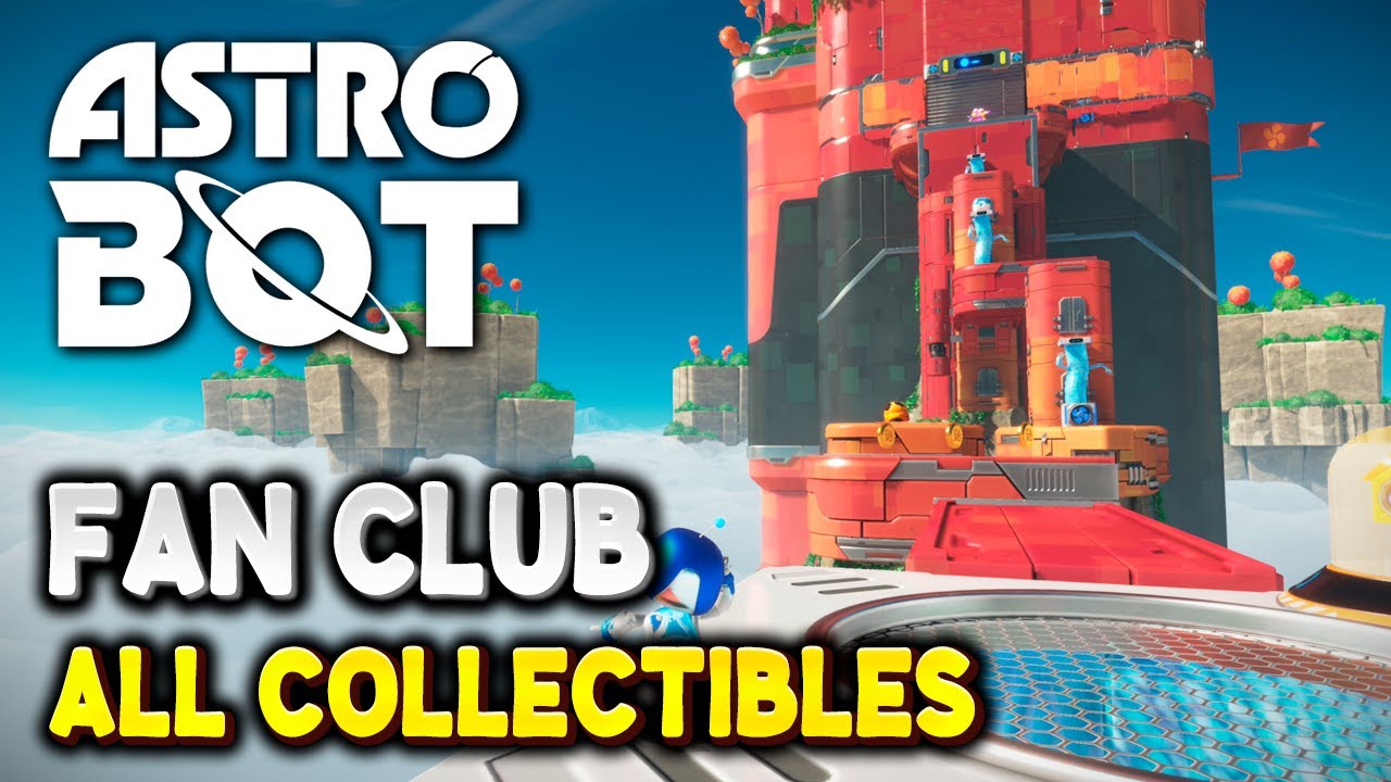 Astro Bot FAN CLUB 100% Guide | All Collectible Locations (All Bots & Puzzle Pieces)