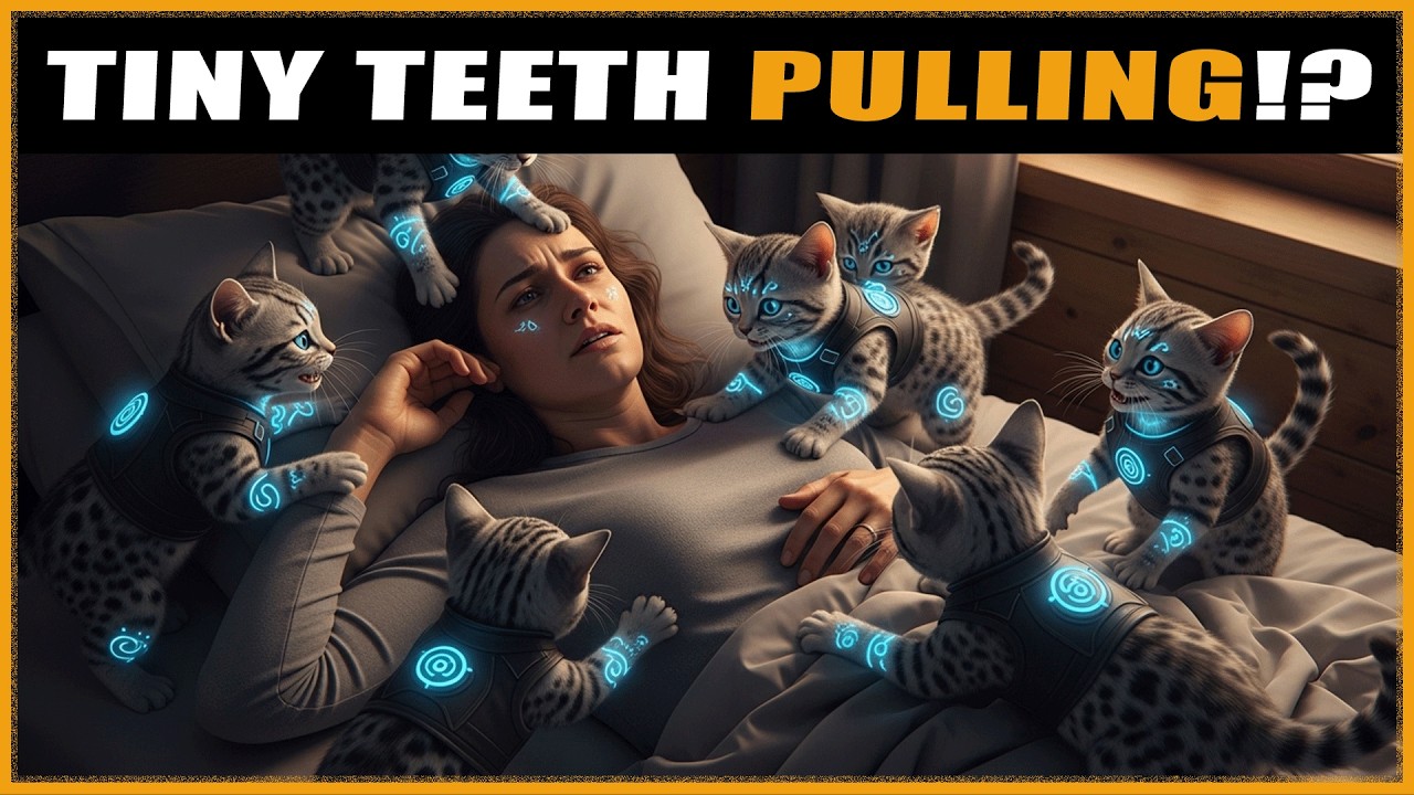 She Woke to Tiny Teeth Pulling Her Hair — The cat Cubs Announced You're Late for Sci-Fi | HFY