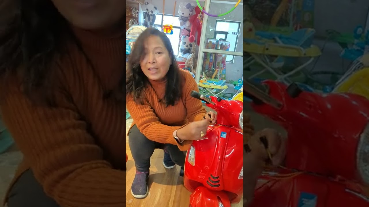 How to install the baby vespa scooter?
