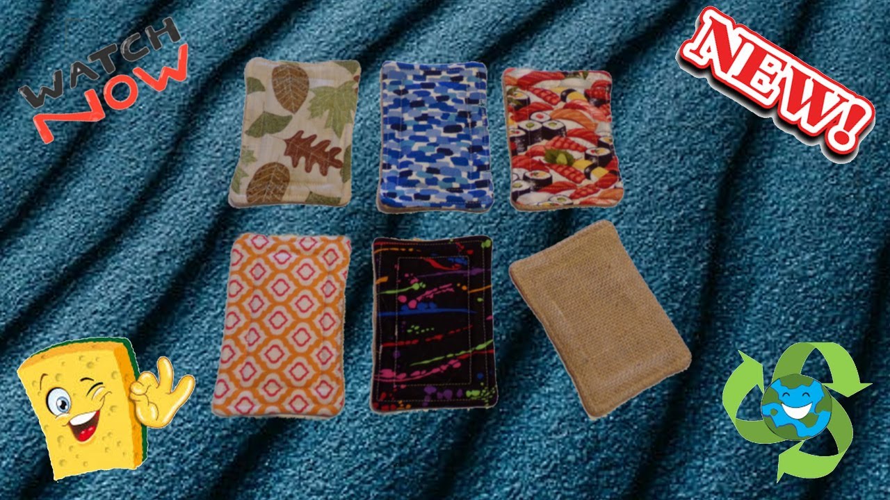 How To Sew Some Scrappy Dish Scrubbers