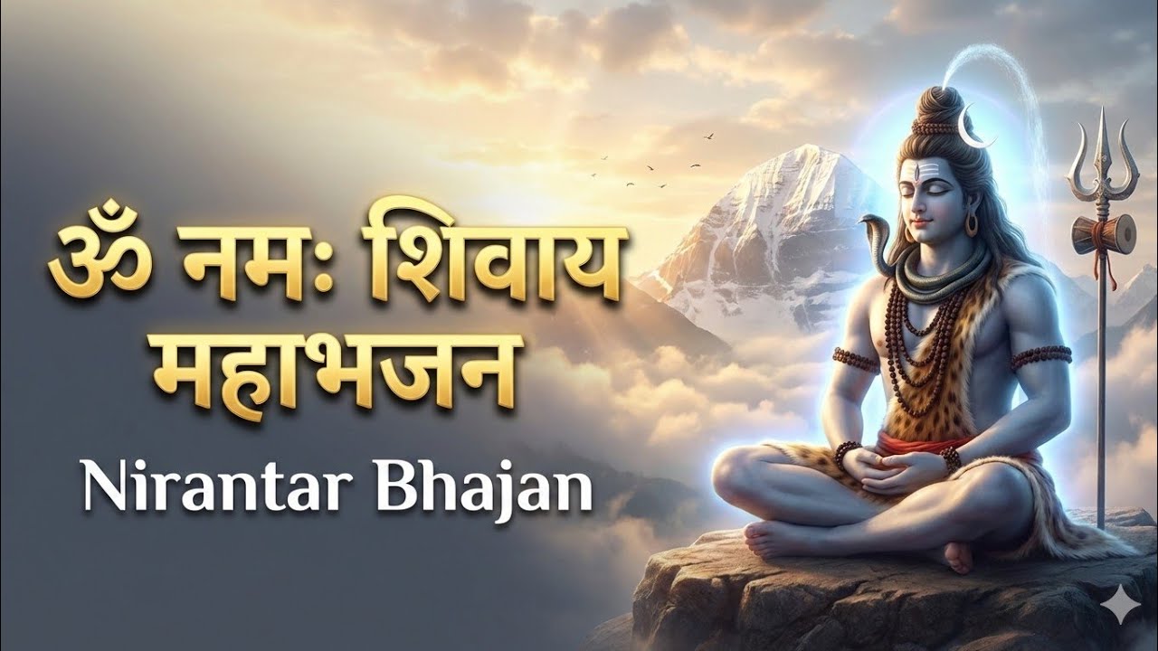 ॐ नमः शिवाय महाभजन 🔱 | Powerful Shiv Bhajan | Har Har Mahadev | Nirantar Bhajan