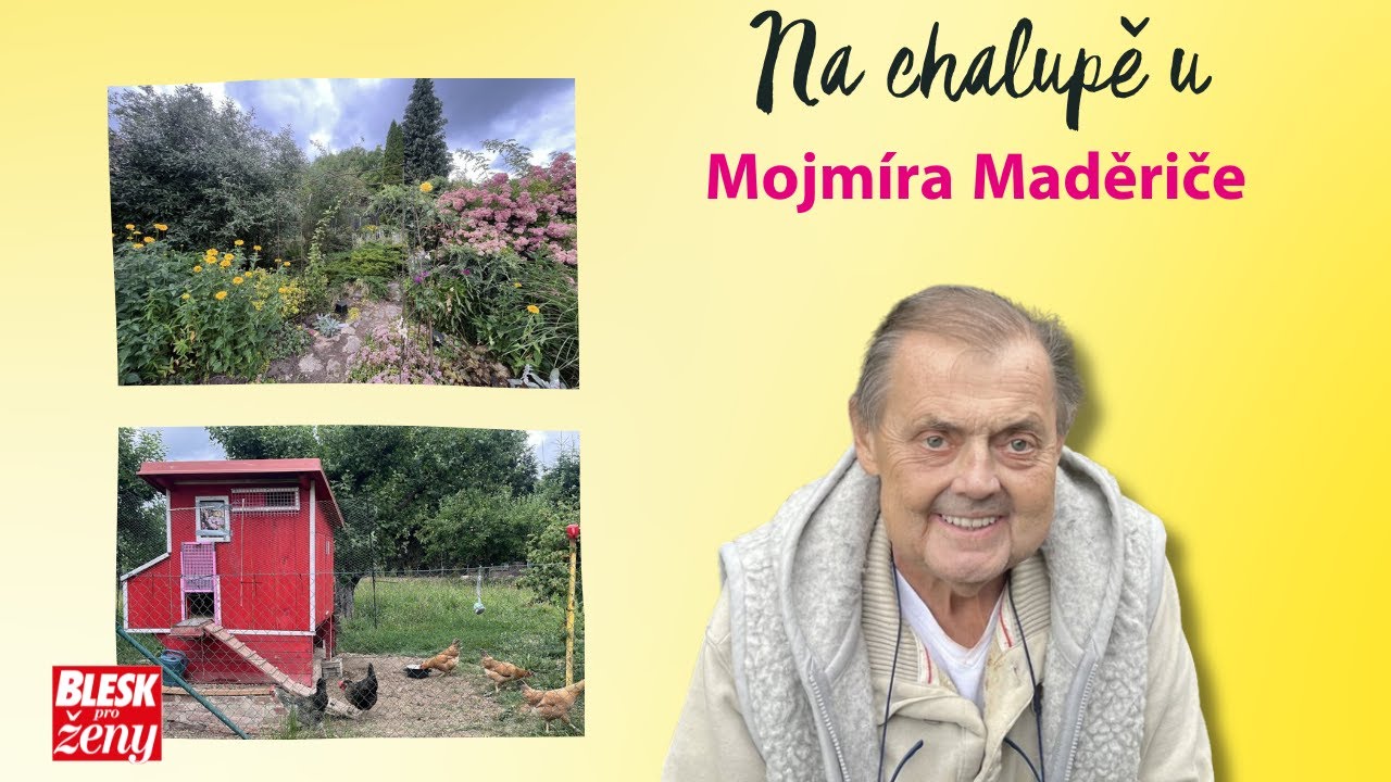 Chalupa Mojmíra Maděriče: Rozlehlá zahrada, designový kurník i tajemná cestička