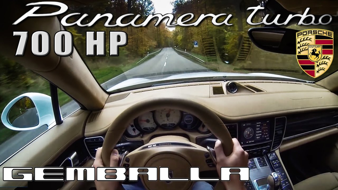 Porsche Panamera TURBO 700 HP GEMBALLA FAST! POV Test Drive by AutoTopNL