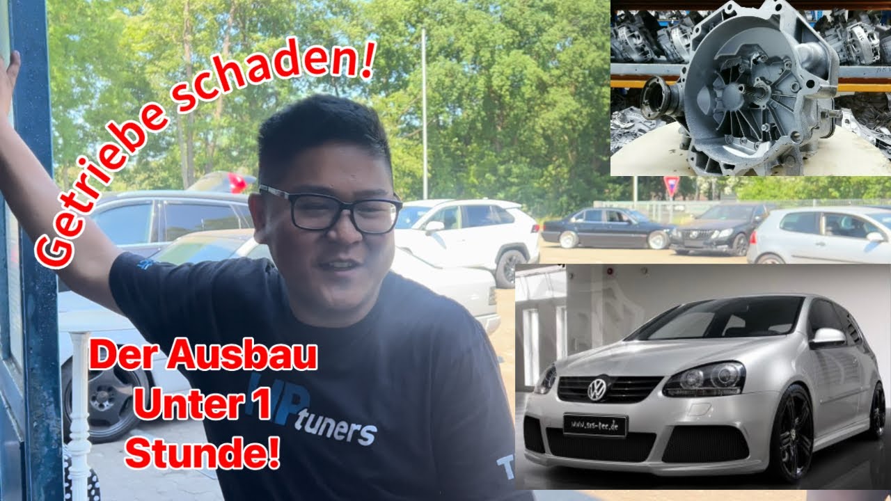 Golf 5 Getriebe Ausbau! Getriebeschaden!
