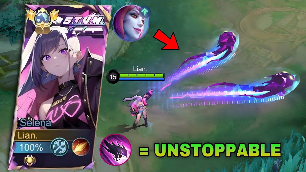 THIS IS WHY SELENA STUN SKIN SKILL ARROW IS SO BROKEN AFTER THE BUFF!! (undodgeable arrow?)