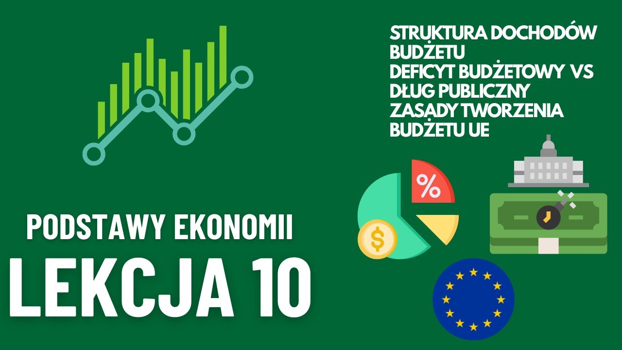 Podstawy ekonomii lekcja 10 - Budżet Polski, UE oraz deficyt vs dług publiczny