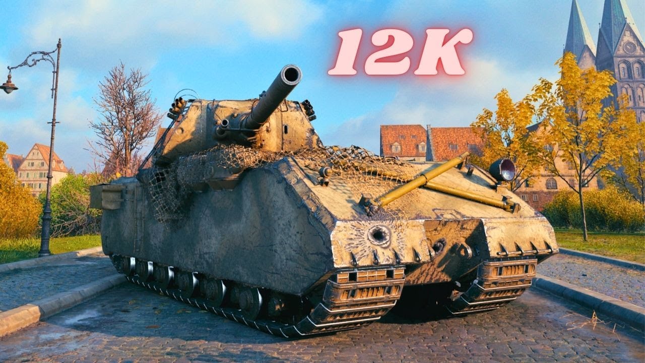 Maus 12K Damage + 10K Block & Maus 11.5K Damage 10 Kills - World of Tanks 