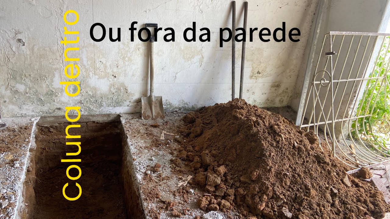 COLUNA DENTRO OU FORA DA PAREDE PRA FAZER SOBRADO EM CASA ANTIGA