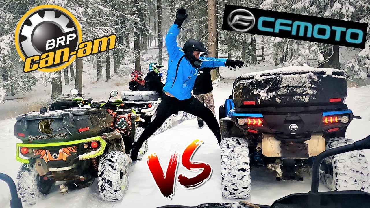 Winter Challenge 🥶❄️ I Changed my Can-Am With a CfMoto 😱 Bad Idea❓❗️