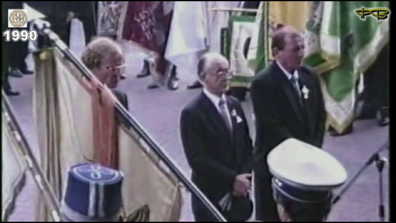 1990  Totenehrung durch H J  Thywissen